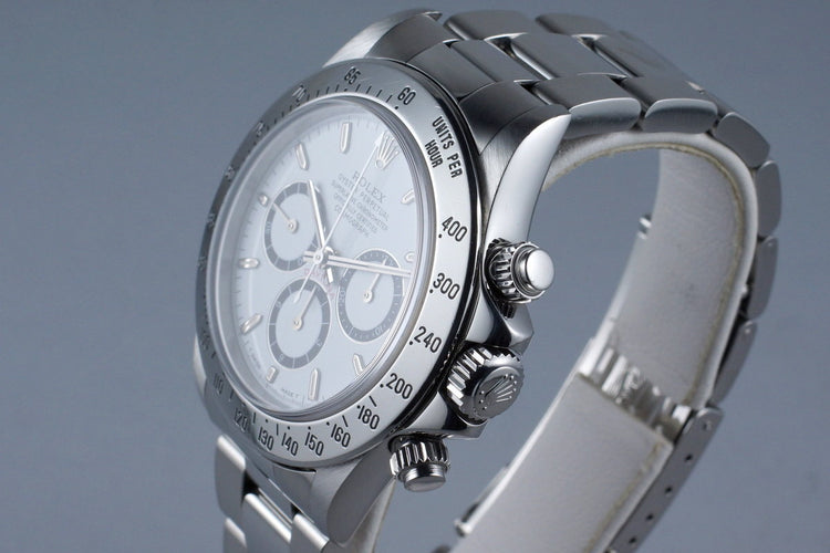 1993 Rolex Zenith Daytona 16520 White Dial