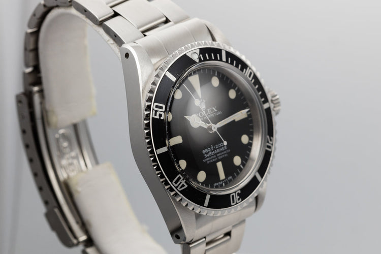 1977 Rolex Submariner 5512 with Mark 1 Maxi Dial