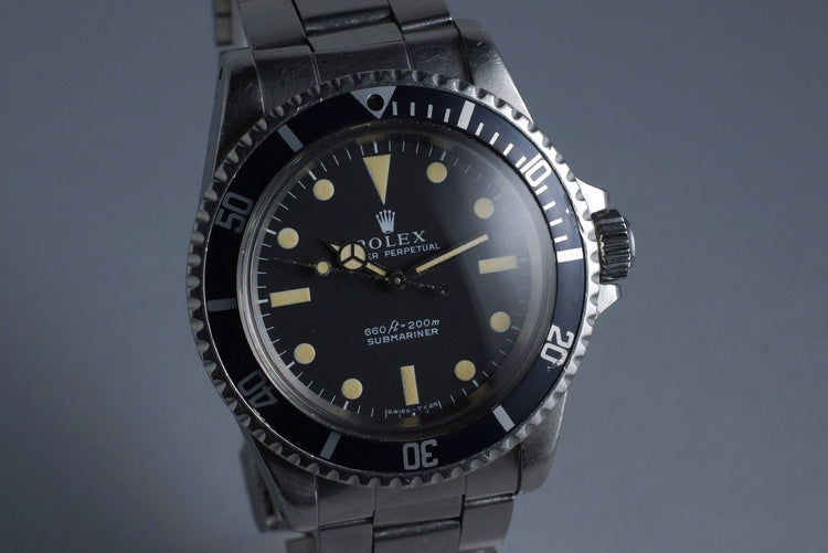 1972 Rolex Submariner 5513 with Serif Dial