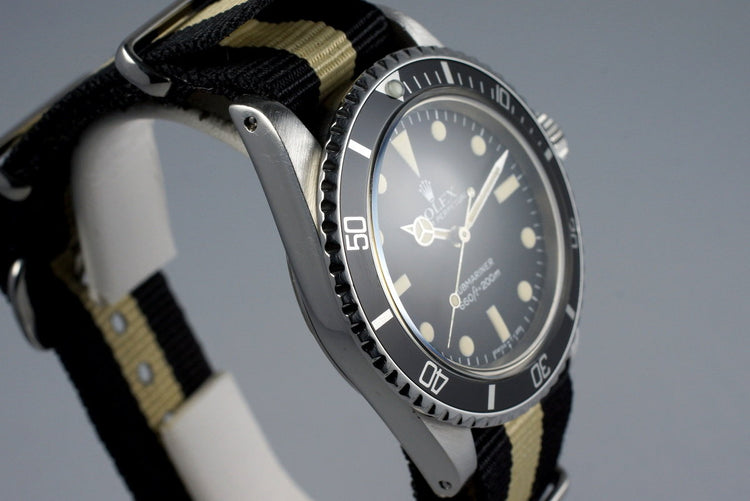 1981 Rolex Submariner 5513 Mark IV Maxi Dial