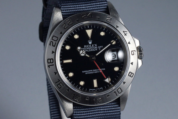 1991 Rolex Explorer II 16570 Black Dial