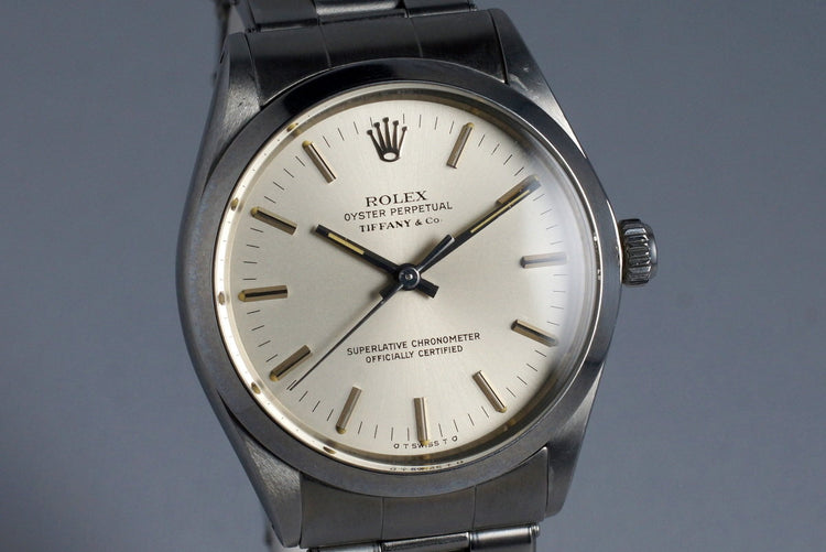 1972 Rolex Oyster Perpetual 1002 Tiffany & Co. Dial