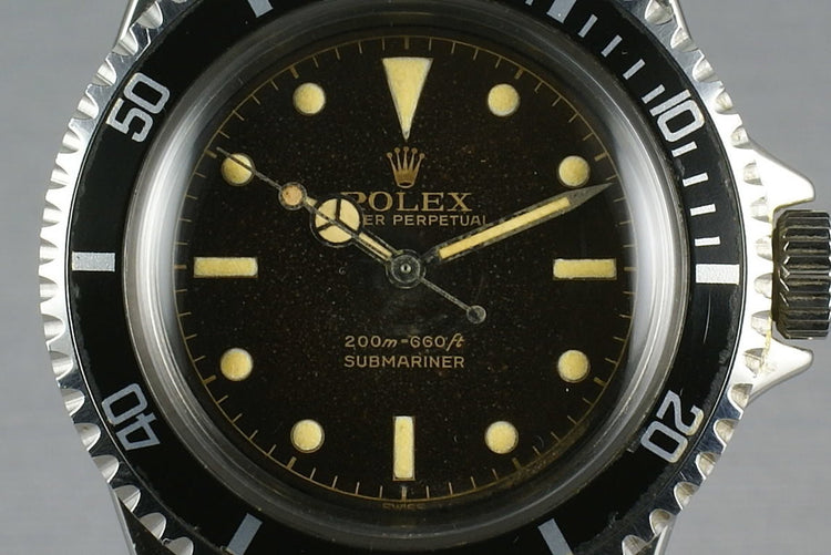Rolex Submariner 5512 PCG with Chapter Ring Tropical Dial