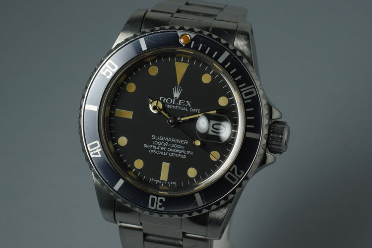 1982 Rolex Submariner 16800