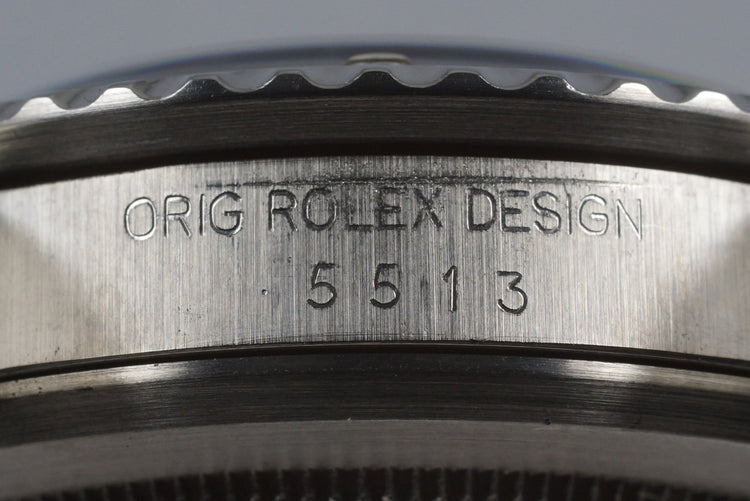 1987 Rolex Submariner 5513 with Box and Papers