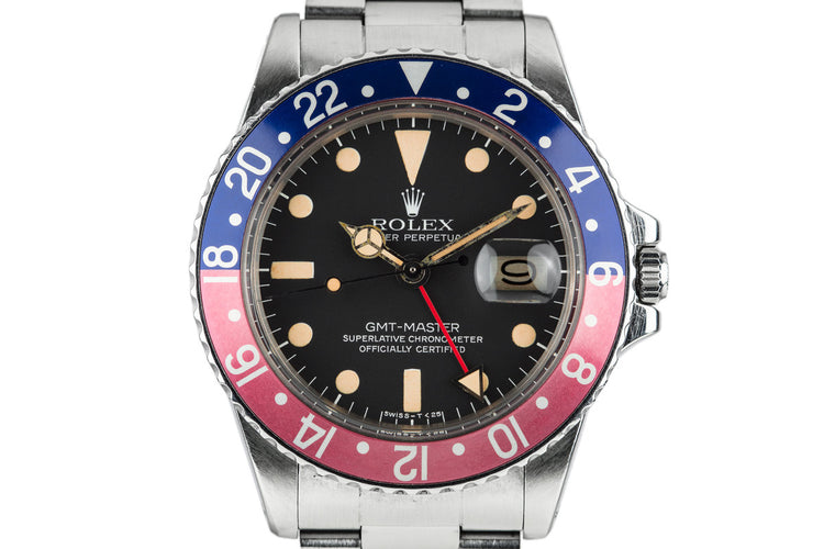 1977 Rolex GMT-Master 1675 "Pepsi" with Box and Papers