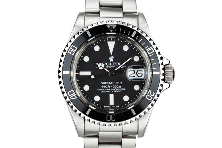 Rolex Submariner 1680 with Service case and Service Dial