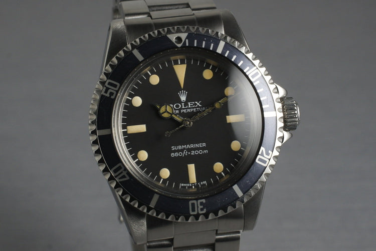 1979 Rolex Submariner 5513 Mark II Maxi Dial