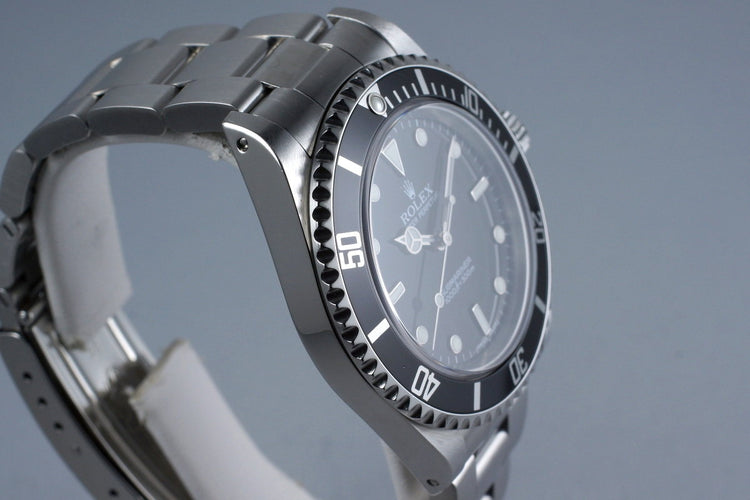 2006 Rolex Submariner 14060M with Box and Papers