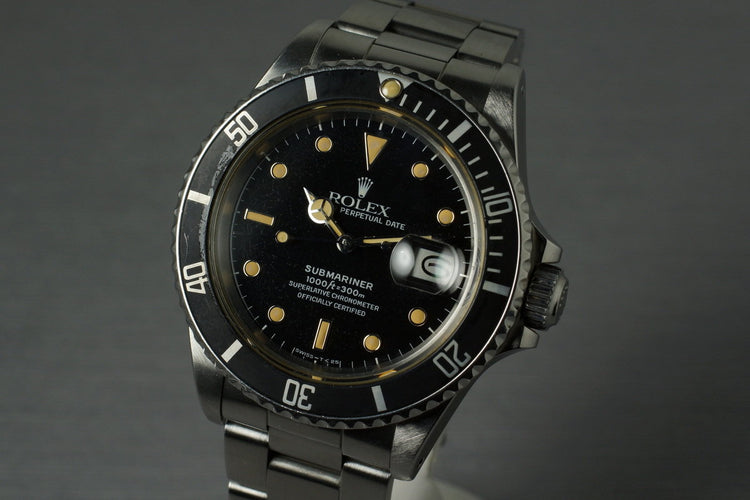 1986 Rolex Submariner 168000