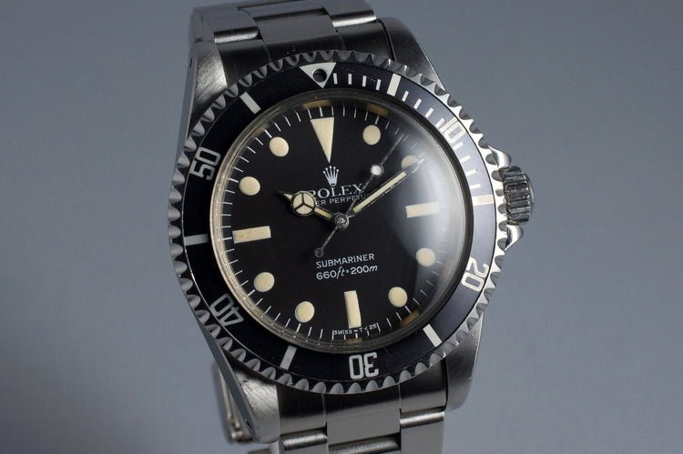 1982 Rolex Submariner 5513 Mark IV Maxi Dial
