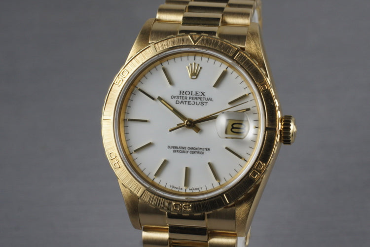1980 Rolex YG Thunderbird 16258 with President Band
