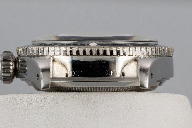 1958 Rolex Submariner 5510 Big Crown with Rare "SWISS" Only Gilt Tritium Dial and Service Papers