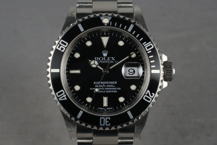 2005 Rolex Submariner 16610 T