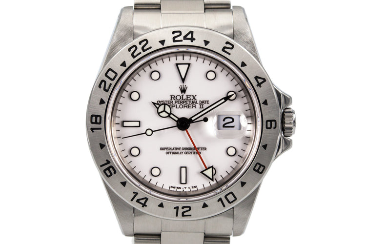 1995 Rolex Explorer II 16570 with Box and Papers
