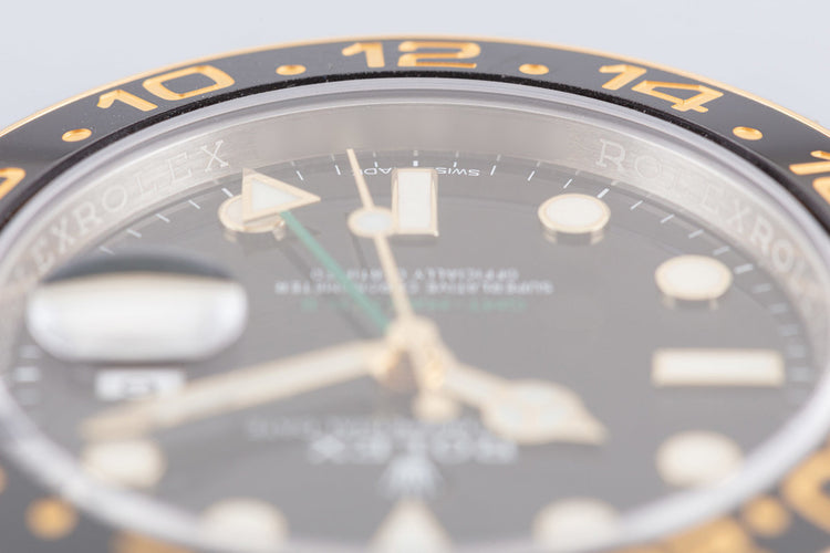 2020 Unworn Rolex GMT-Master II 18k & Stainless 116713LN with Box & Card