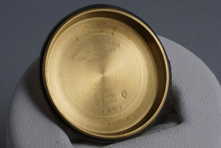 1967 Rolex YG DateJust 1600 with Papers