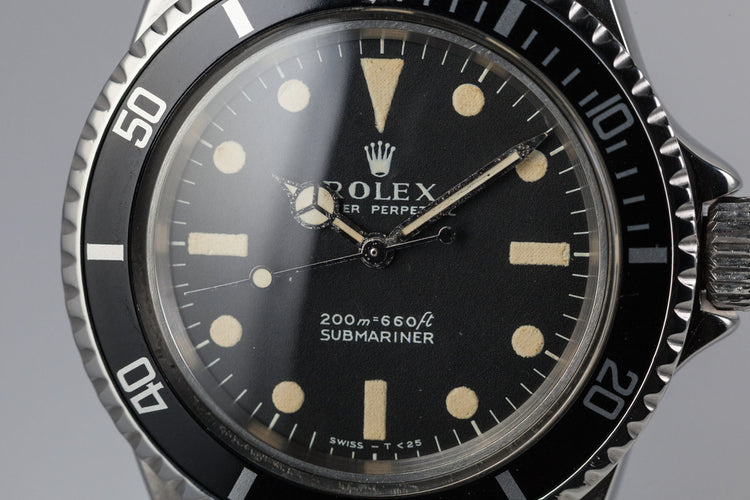 1967 Rolex Submariner 5513 Meters First Dial