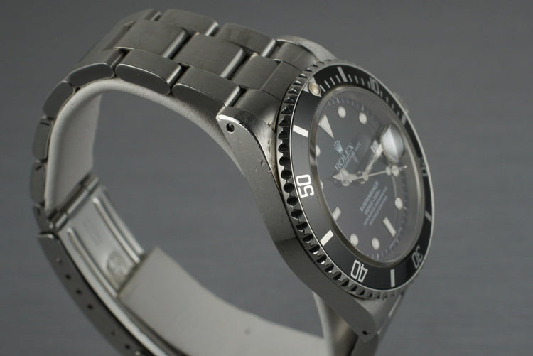 1995 Rolex Submariner 16610 with Box and Papers