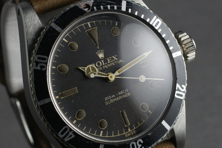 1956 Rolex Submariner Big Crown 6538