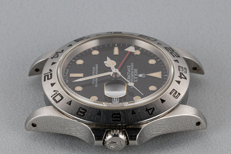 1987 Rolex Explorer II 16550 Black Dial with Box and Papers
