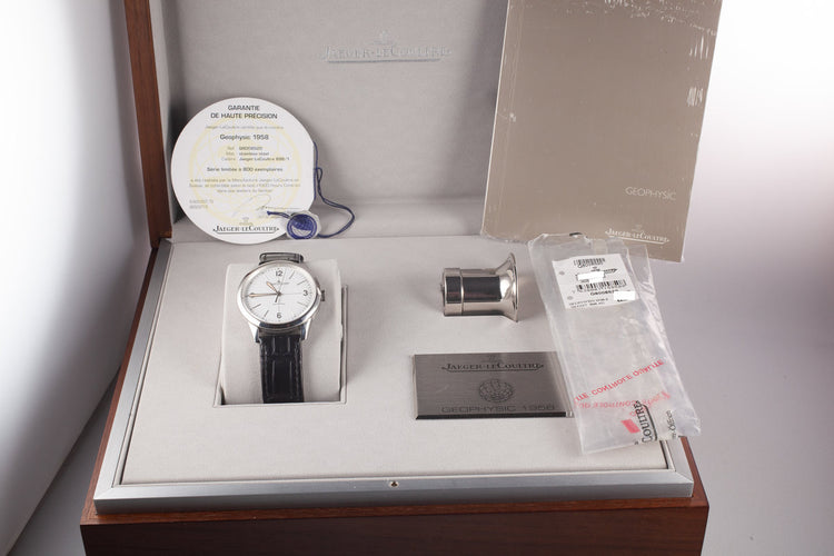 2015 Jaeger-Le-Coultre Geophysic 1958 Q8008520 with Box and Papers