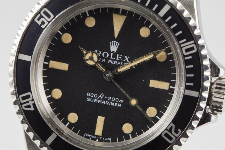 1971 Rolex Submariner 5513 'Non-Serif' Dial with Box and Papers