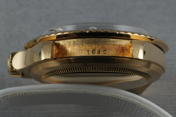 1979 Rolex 18K Submariner 1680 with Faded Blue Dial and Bezel