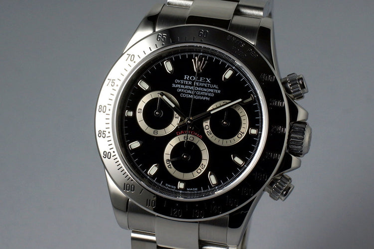 2005 Rolex Daytona 116520 Black Dial with Box and Papers