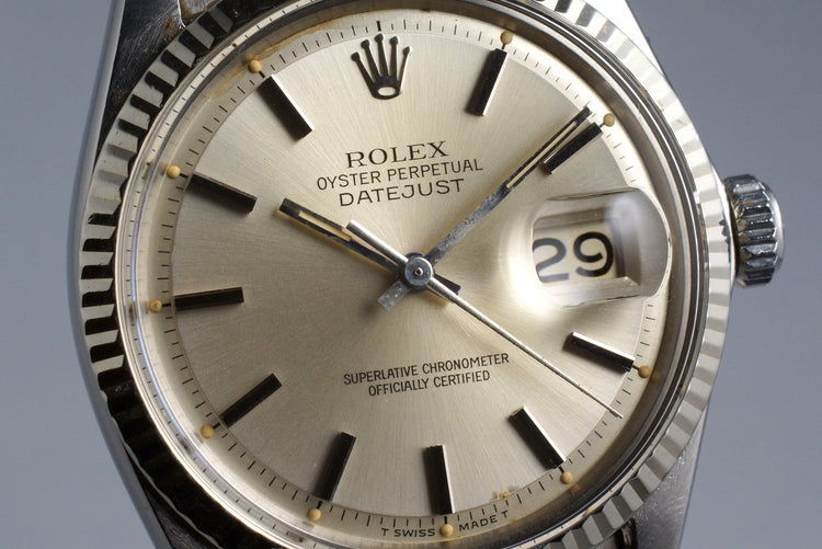 1971 Rolex DateJust 1601 Silver Dial