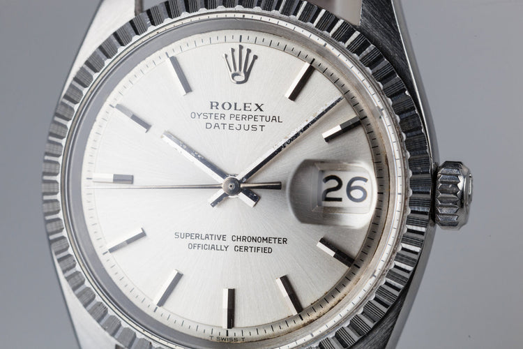1968 Rolex DateJust 1603 with No Lume Dial