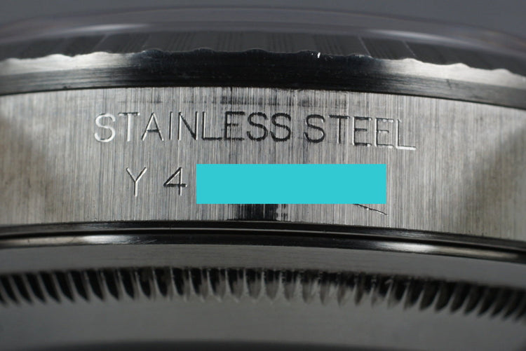 2002 Rolex DateJust 16220 Black Dial