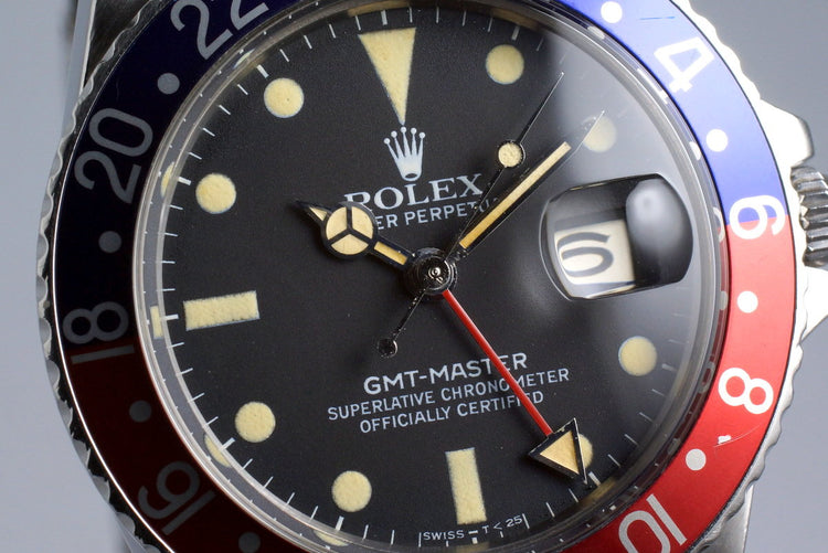 1981 Rolex GMT 16750 with Box and Papers