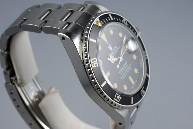 1981 Rolex Submariner 16800 Matte Dial