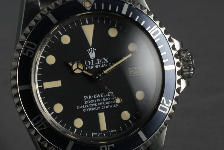 1982 Rolex Sea Dweller 1665 Mark 1 Complete