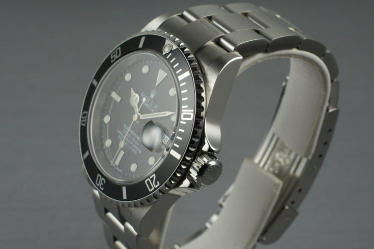 2003 Rolex Submariner 16610