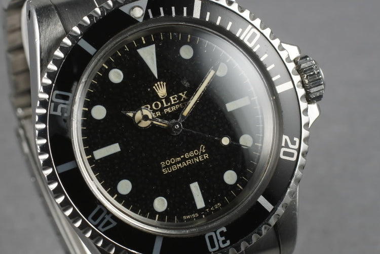 1966 Rolex Submariner Ref: 5513 gilt Dial with Pateted 9315