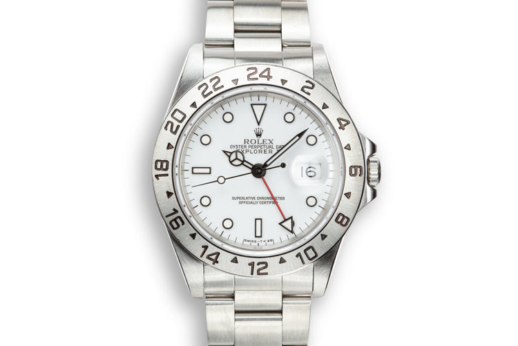 1991 Rolex Explorer II 16570 White Dial with Box and Papers