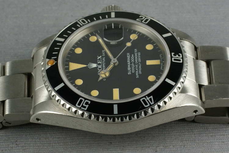 Rolex Submariner 16800 Amazing Orange Lume