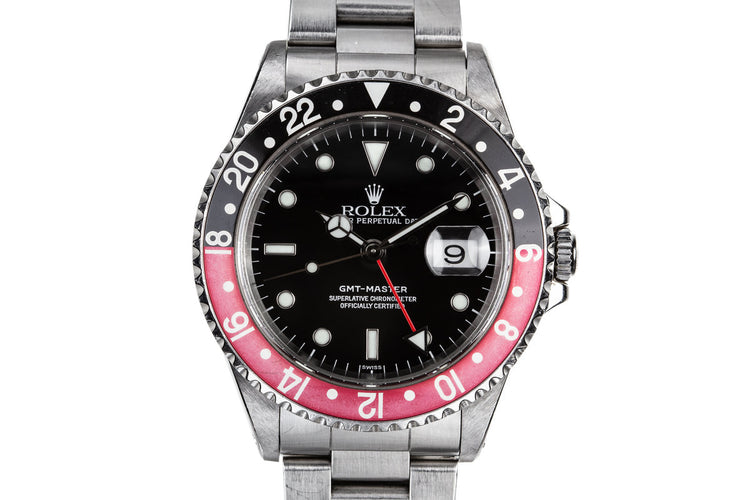 1999 Rolex GMT-Master 16700 SWISS Only Dial with Faded "Coke" Bezel