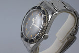 1959 Rolex Submariner 6536-1 Glossy Gilt Chapter Ring Dial with Papers