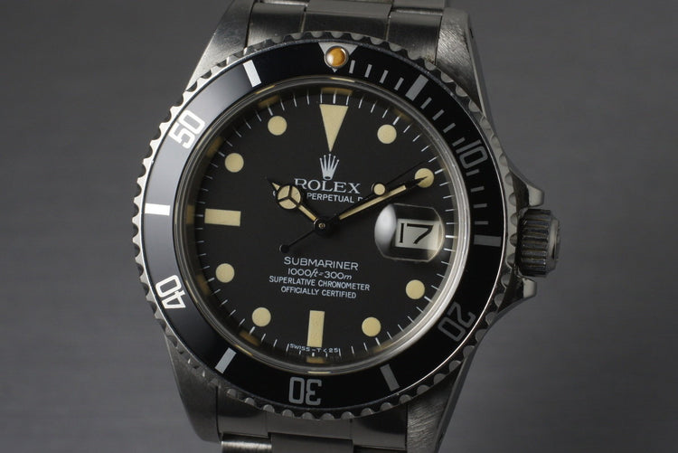 1982 Rolex Submariner 16800