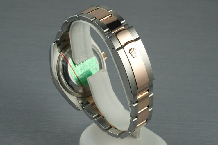 2006 Rolex Datejust 116201 Rose Gold and Stainless with Box and Papers