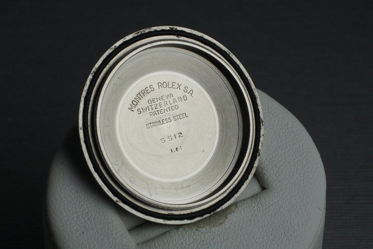 1961 Rolex Submariner 5512 PCG with Gilt Chapter Ring Exclamation Dial