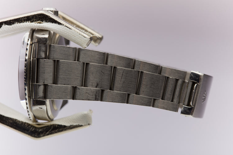 1978 Vintage Rolex Submariner 1680 with Creamy Tritium Lume and Service Papers