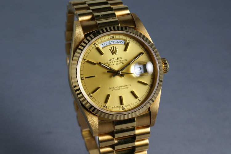 President 18238 Unpolished with an awesome rich rosy case patina