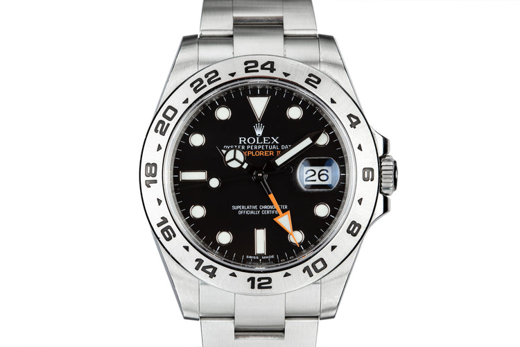 2018 Rolex Explorer II 216570 with Box and Papers