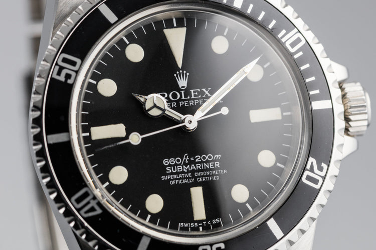1977 Rolex Submariner 5512 with Mark 1 Maxi Dial