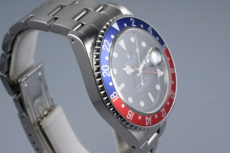 1997 Rolex GMT II 16710 with Box and Papers