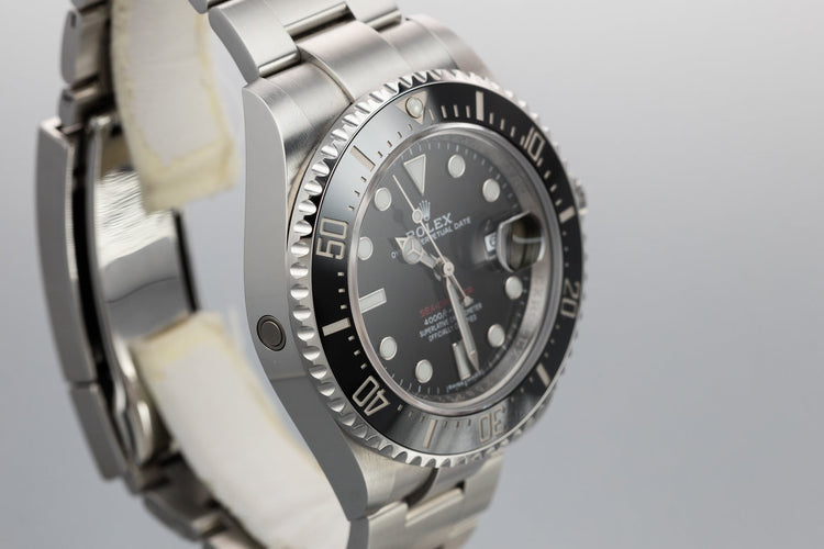 2017 Rolex Ceramic Red Sea-Dweller 126600 with Box and Papers